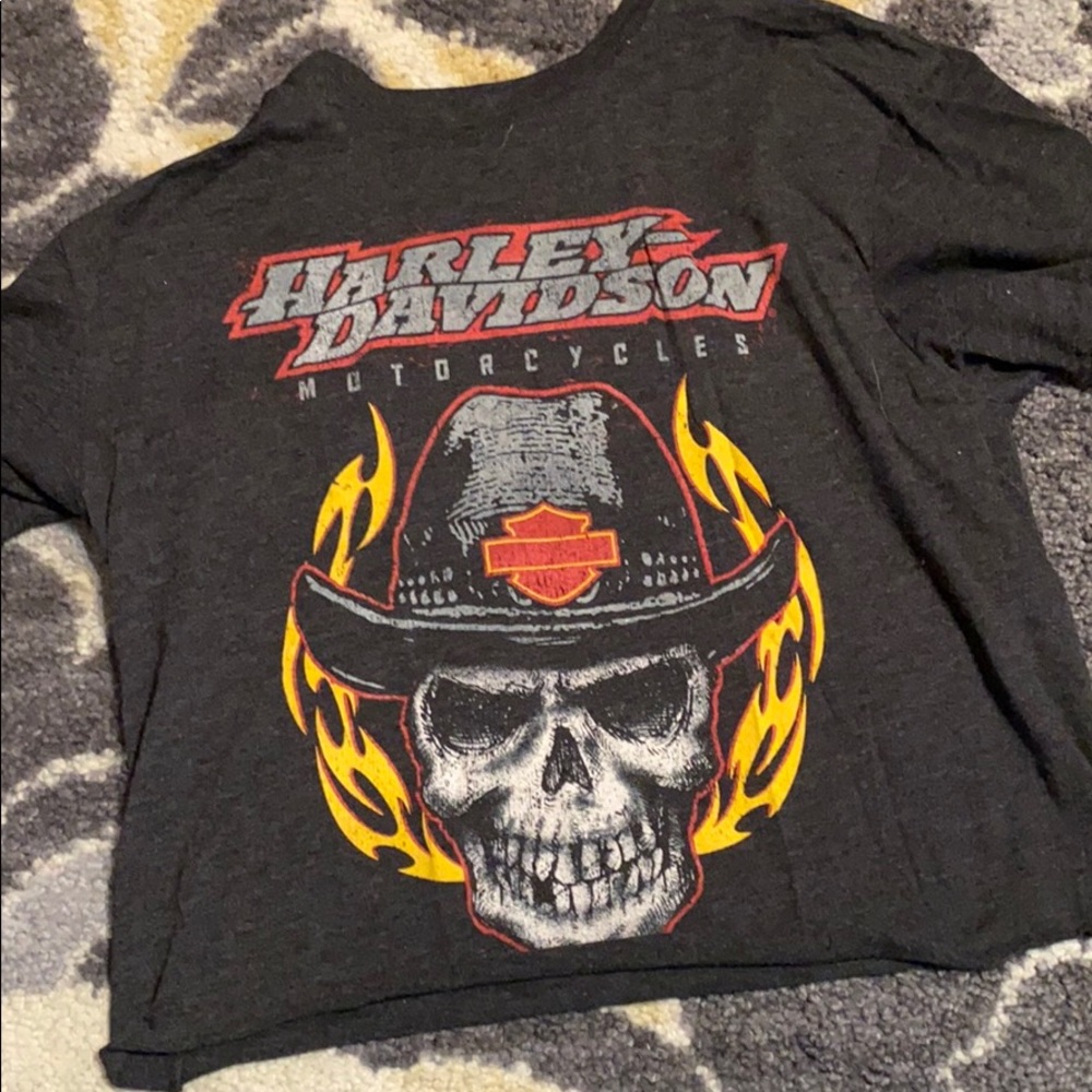 🔴Harley Davidson Crop-Top